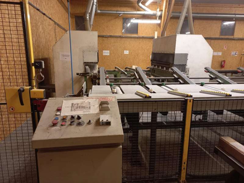 tenonneuse double 6 mètres, 3+3 broches 