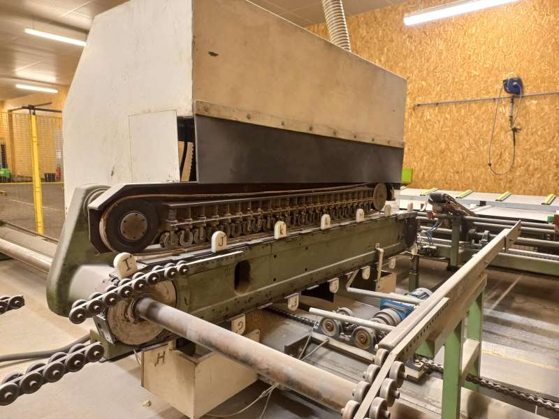 tenonneuse double 6 mètres, 3+3 broches 