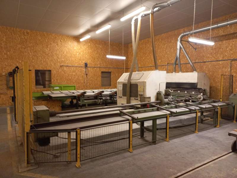 tenonneuse double 6 mètres, 3+3 broches 